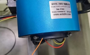 AH过孔电滑环（1路千兆网络+3路20A电流）案例